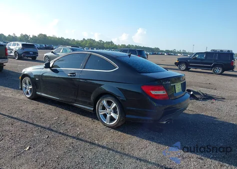 2012 Mercedes-Benz C 250 from USA, damaged, VIN WDDGJ4HB6CF806859